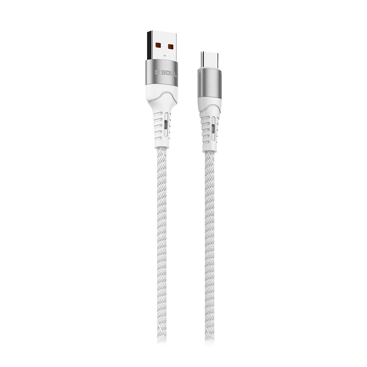 Cable Datos Soul Mallado.pd Type-c A Type-c Blanc