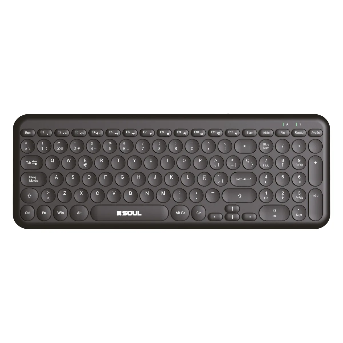Teclado Soul Office OKW150 2.4GHZ Blanco