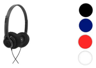 Auriculares Vincha Maxell HP360 Legacy con Mic Rojo