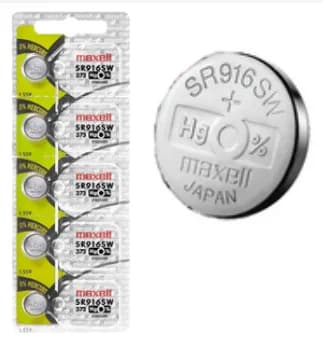 Pila Maxell Mercury Free SR916SW Pack X5