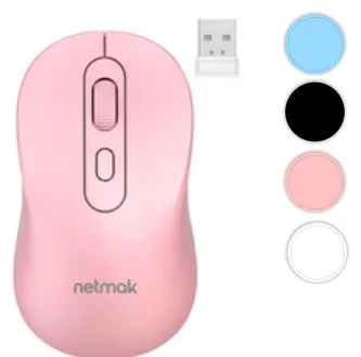 Mouse Netmak M640 BT+2.4GHZ Negro