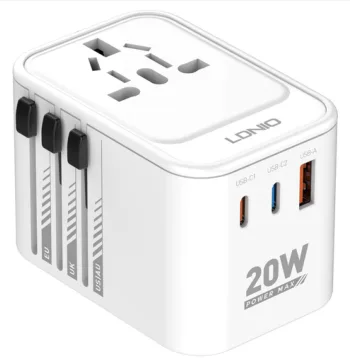 Cargador 220V Ldnio Adapt. Enchufe Univ. 20W