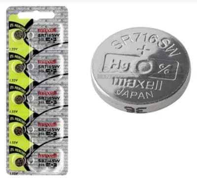 Pila Maxell Mercury Free SR716SW Pack X5
