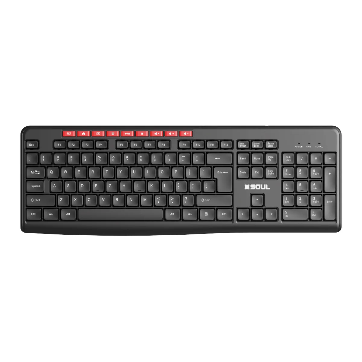 Teclado Soul Office OW100 2.4GHZ Negro