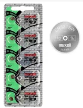 Pila Maxell Mercury Free SR521SW Pack X5
