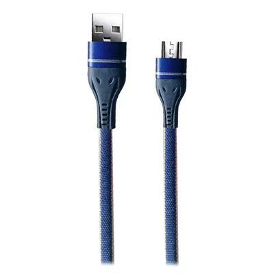 Cable Datos Soul Denim Micro USB Azul